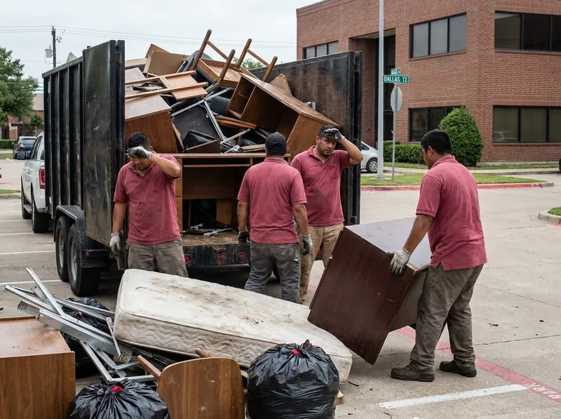 Commercial Office Cleanout in Dallas, TX