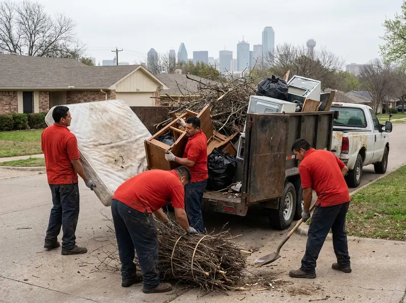 Yard Waste & Outdoor Debris Removal in Dallas, TX